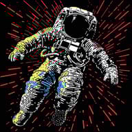 an example of an Black style image generated in MidJourney using the prompt with the --sref 35388353, ranked 30th among the user favorites on this website.
